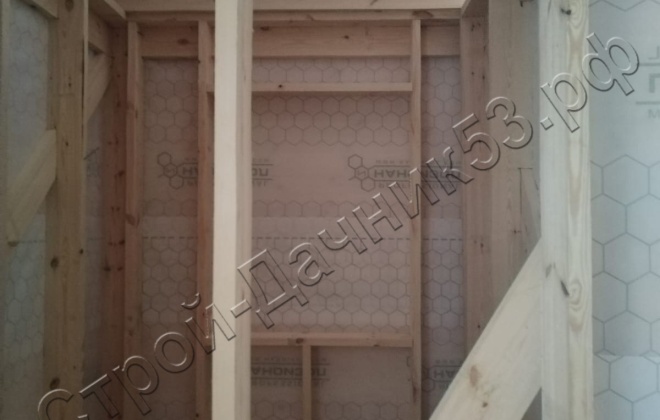 3 Каркасно-щитовой дом 8х6м, 48 М², Ленинградская область, Выборгский район, Святогорское сельское поселение (2)